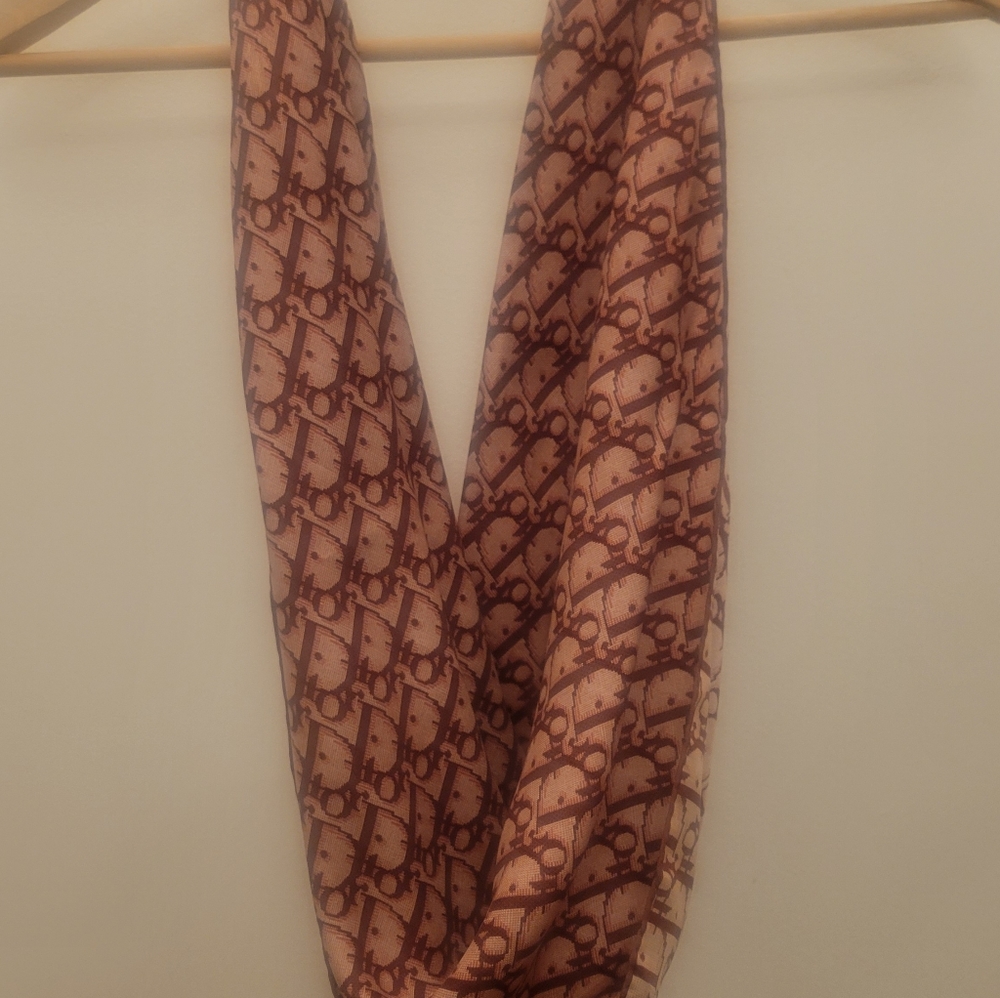 💯Authentic Christian Dior silk halter scarf